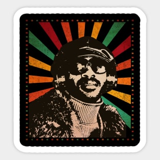 Stevie Wonder // Vintage Style Sticker